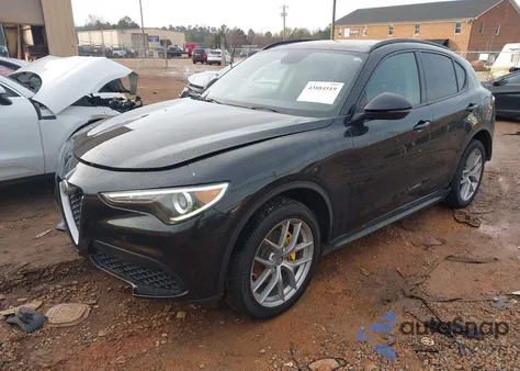 2018 Alfa Romeo Stelvio Sport Awd from USA, damaged, VIN ZASFAKPN8J7C28297